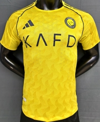 2526 Al Nassr Home Player Version Soccer Jersey